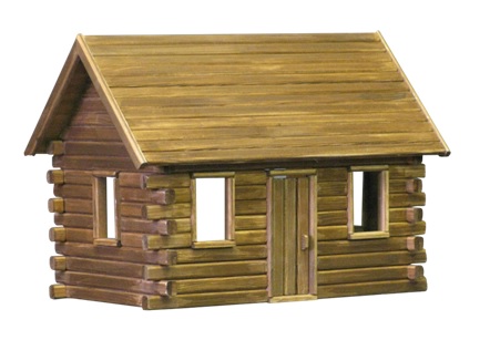 log cabin dollhouse furniture